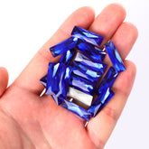 Sapphire Princess Baguette Shape High Quality Glass Pointed Back Fancy Rhinestones WholesaleRhinestone